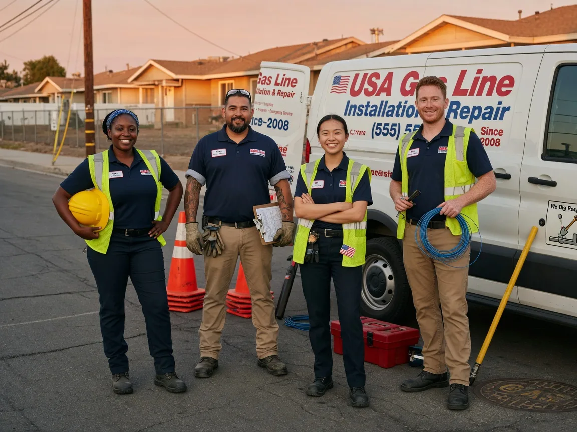 Gas Line Installation company in Uledi, PA